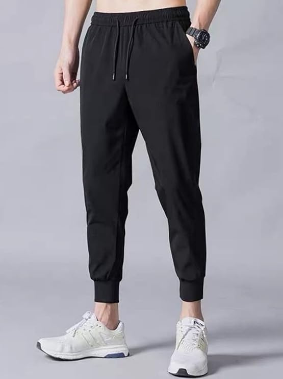 1 Pc Men's Stitched Cotton Jersey Plain Trouser