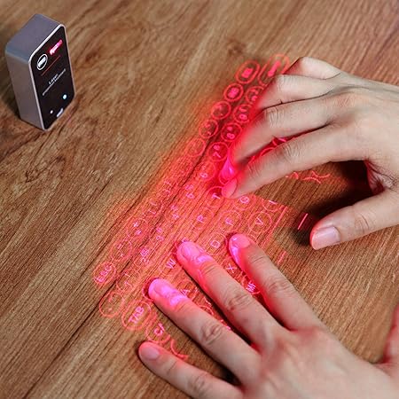 VirtualLaserKeyboard Laser Keyboard, Virtual Wireless Bluetooth Portable Projection Keyboard for Smart Phone PC Tablet Laptop