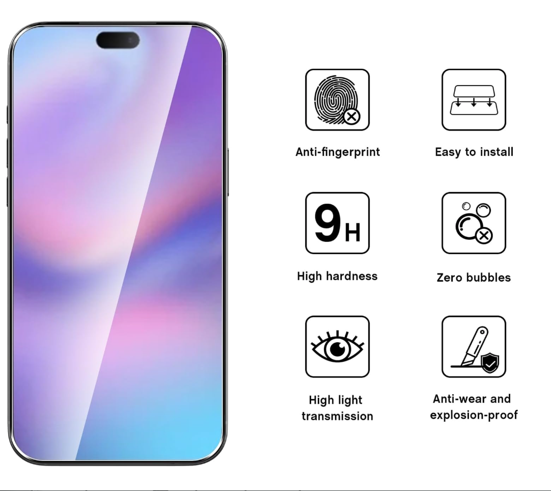 Tempered Glass Screen Protector for 17, 17 Air