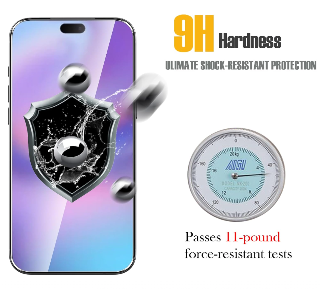 Tempered Glass Screen Protector for 17, 17 Air