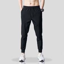 1 Pc Men's Stitched Cotton Jersey Plain Trouser