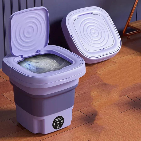 Portable Mini Washing Machine - 1 Pc Foldable & Convenient